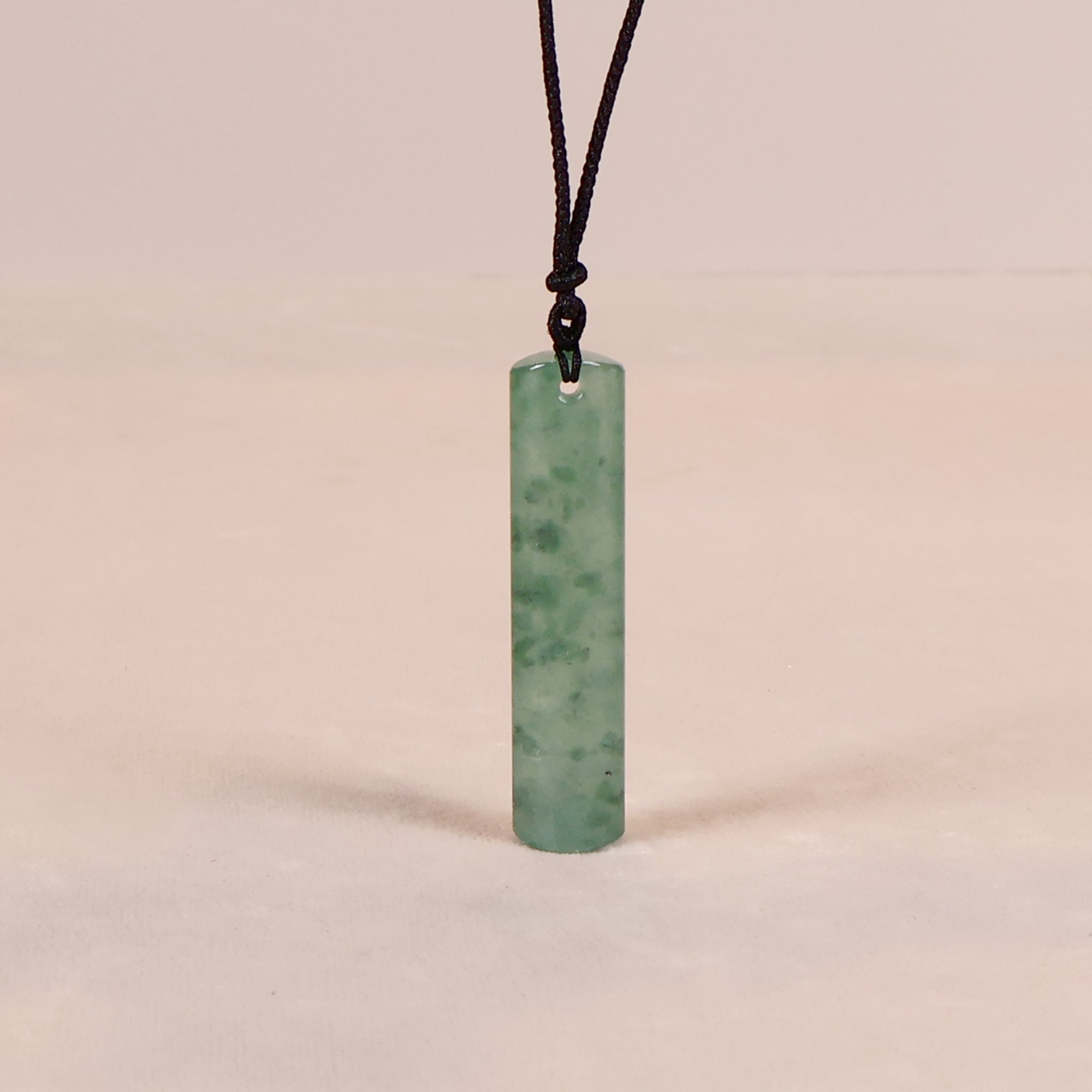 Green Burma Jade Pendant Necklace