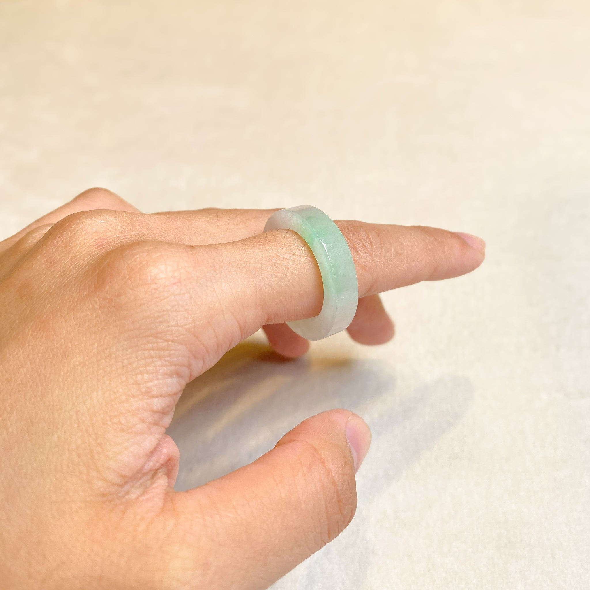 Gransky Natural Untreated A Grade Burma Jadeite Ring