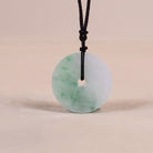 Natural Jade Donut Pendant