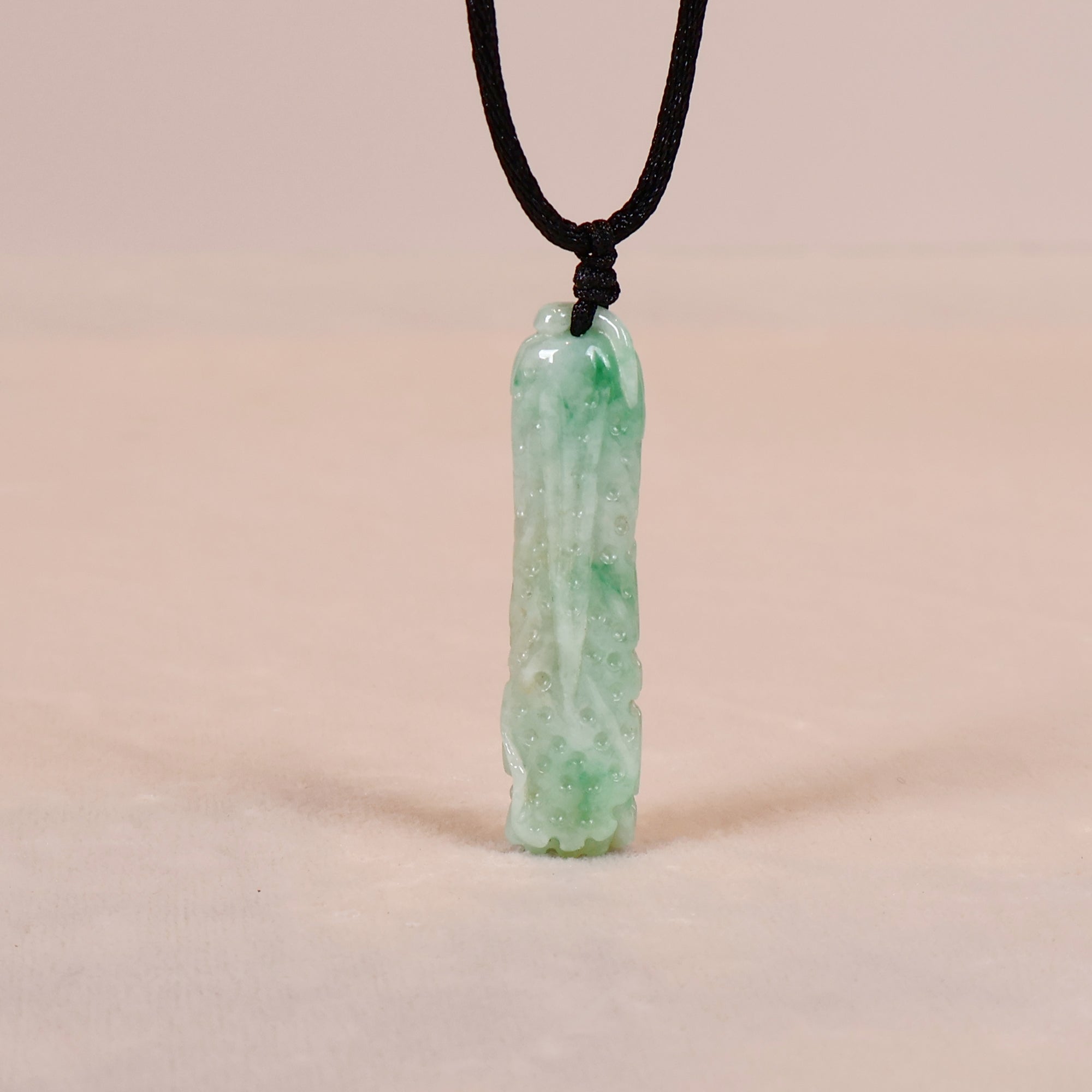 A-Grade Natural Jadeite, Women Charm Necklace, Untreated Burma Jade, Natural Jade Necklace