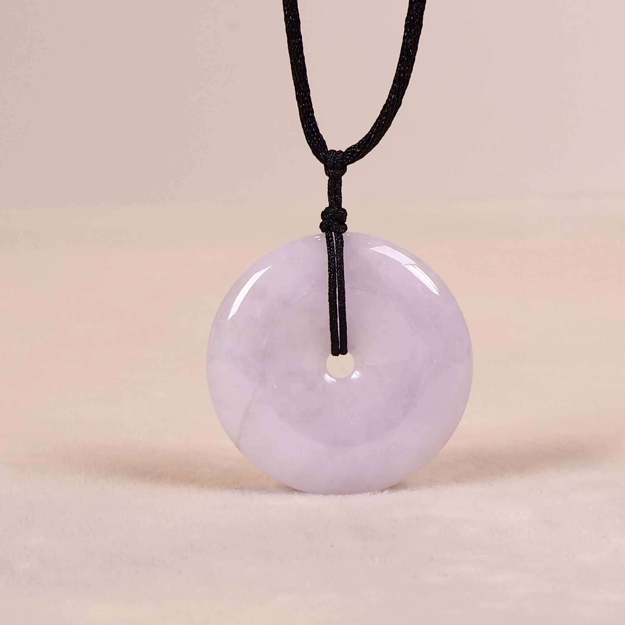 Gransky Jade Disc Pendant Necklace