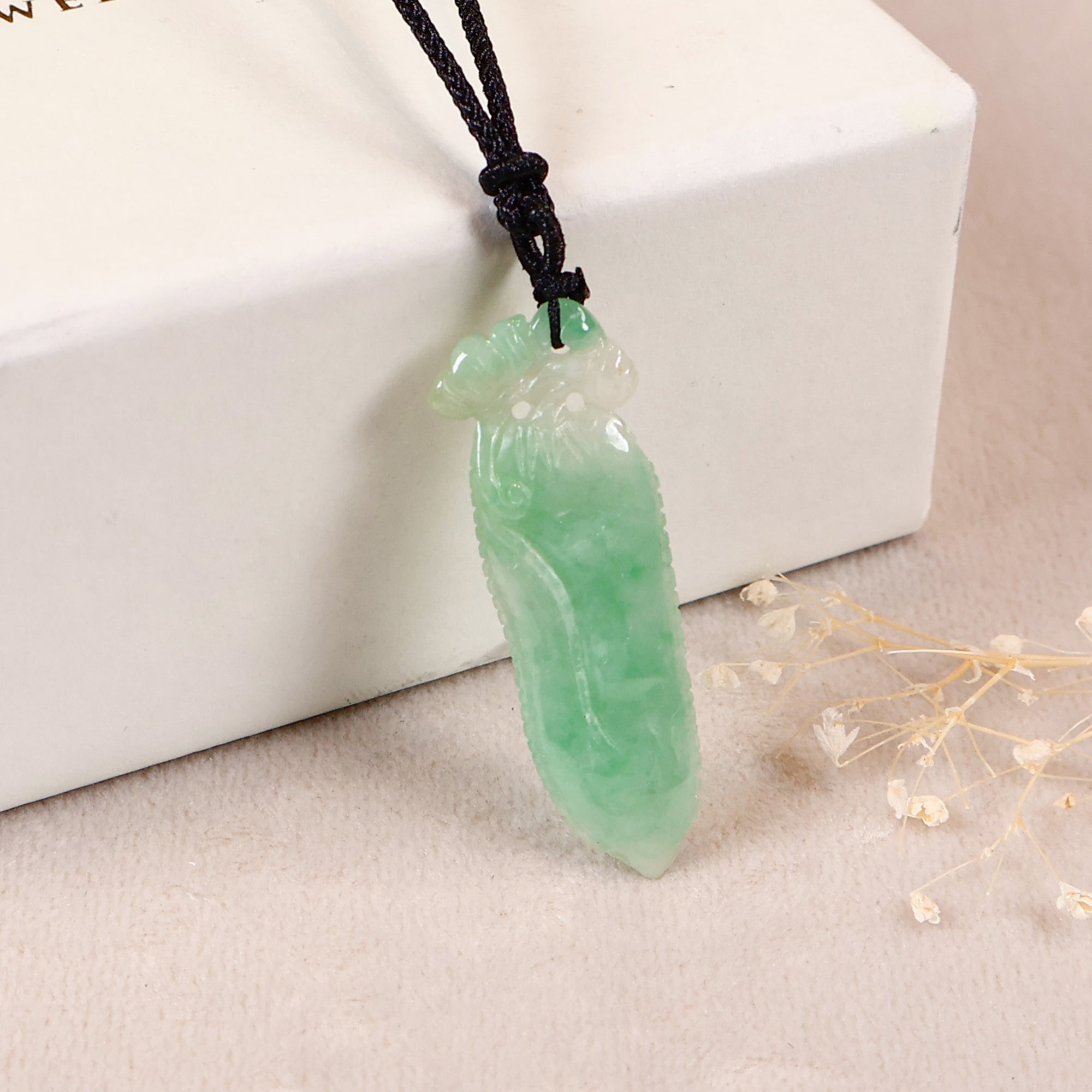 Gransky Burmese Jade Hand-carved Men's Jade Pendant