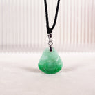 Back side of Maitreya Buddha Jade Pendant