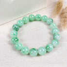 Apple Green Jade Bracelet, Jade Bracelet, Genuine Burmese Jade