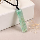 A-Grade Natural Jadeite, Women Charm Necklace, Untreated Burma Jade, Natural Jade Necklace