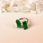 US 6.5 Genuine Burmese Jade Ring