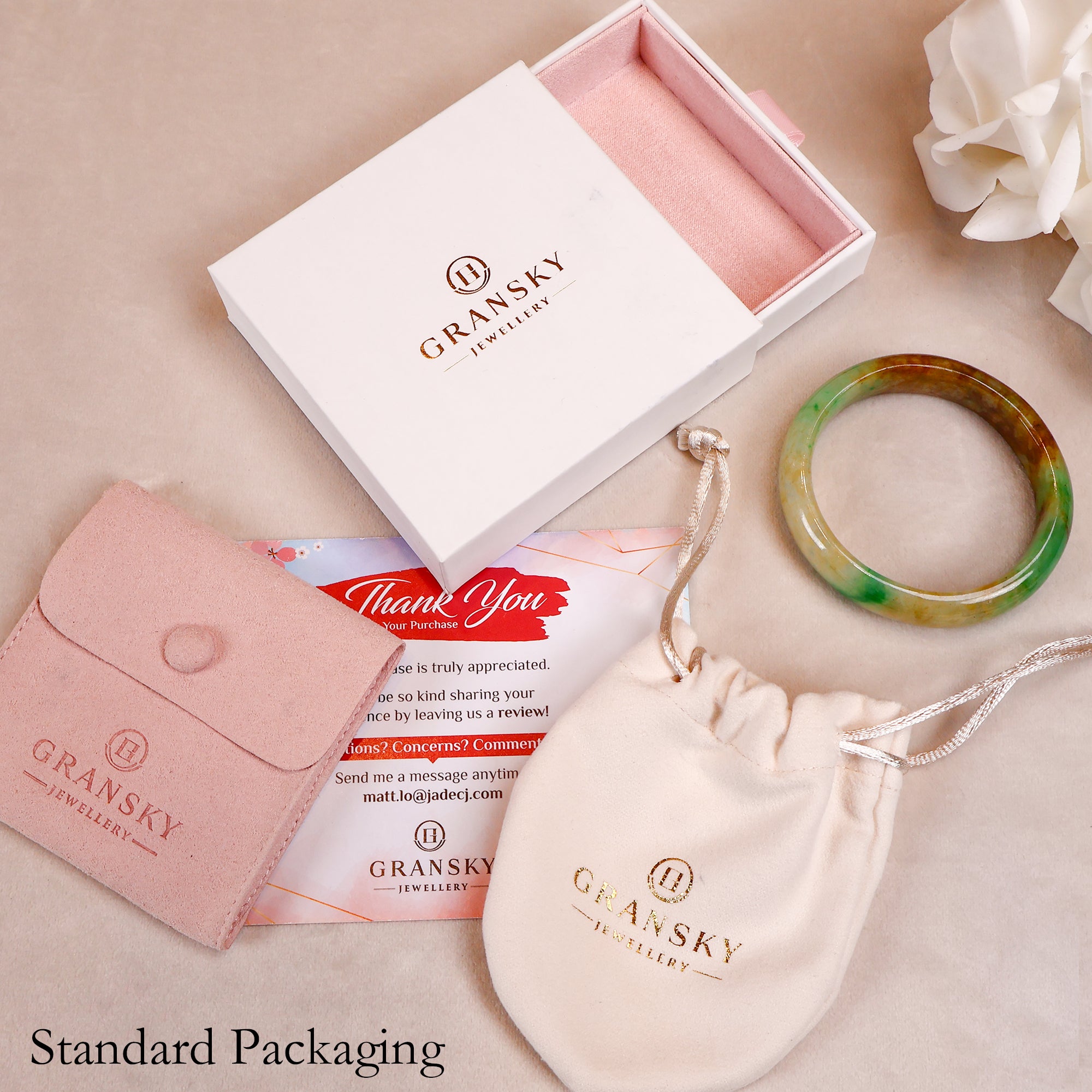 Natural Jadeite Bangle Packaging