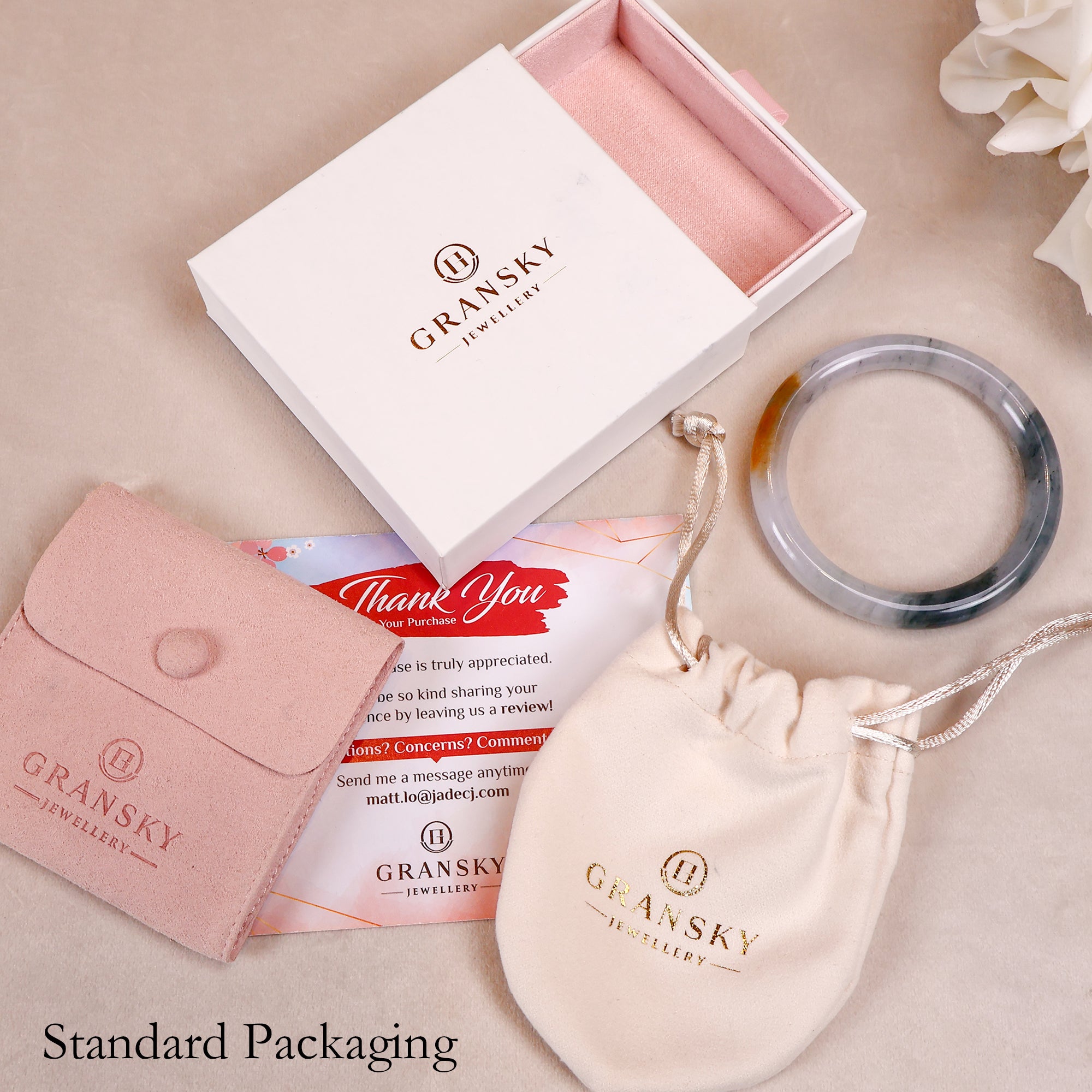 Natural Jadeite Bangle Packaging