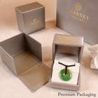 Round jade pendant necklace packaging box