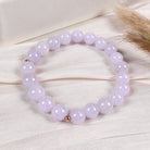 Purple Jade Stone Bead Bracelet, Natural Jade Gemstone Bracelet,Jade Bracelet Man& Woman