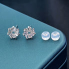 Gransky 18K White Gold Diamond Starlight Stud Earrings for Women