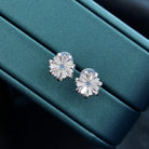 Gransky 18K White Gold Diamond Starlight Stud Earrings for Women