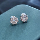 Gransky 18K White Gold Diamond Starlight Stud Earrings for Women