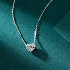 Gransky 18k White Gold Heart Shape Diamond Charm