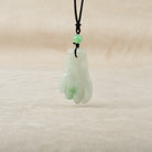 Two Tone Buddha's-Hand Jadeite Pendant Necklace