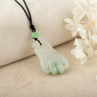 Two Tone Buddha's-Hand Jadeite Pendant Necklace